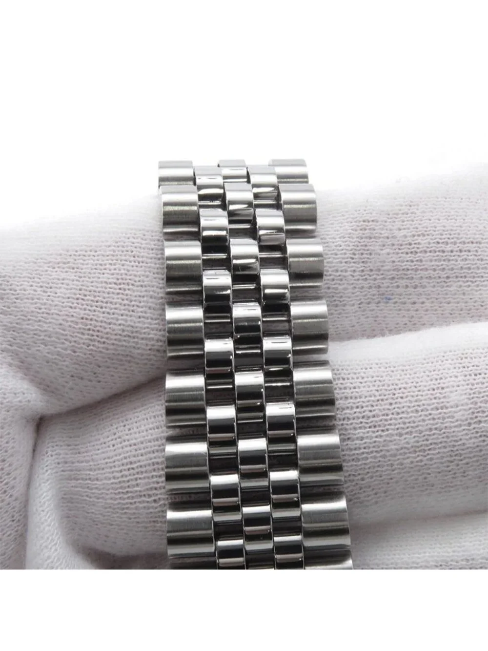 Rolex Datejust 36 Roulette SS White Gold Black Dial Diamond